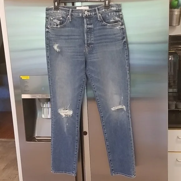 💕MOTHER SUPERIOR💕 The Trickster Ankle Jeans ~ On Holy Ground 30 NWOT